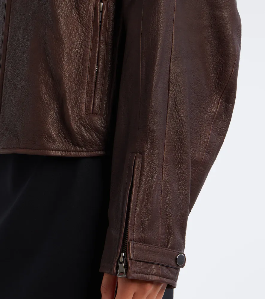 Nour Hammour Vito leather jacket | Thumbnail 4 Nour Hammour Vito leather jacket | Thumbnail 4