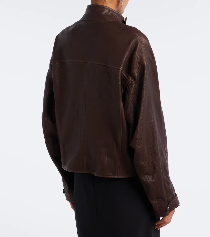 Nour Hammour Vito leather jacket | Thumbnail 5 Nour Hammour Vito leather jacket | Thumbnail 5