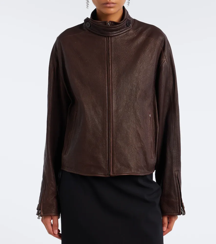 Nour Hammour Vito leather jacket | Thumbnail 6 Nour Hammour Vito leather jacket | Thumbnail 6