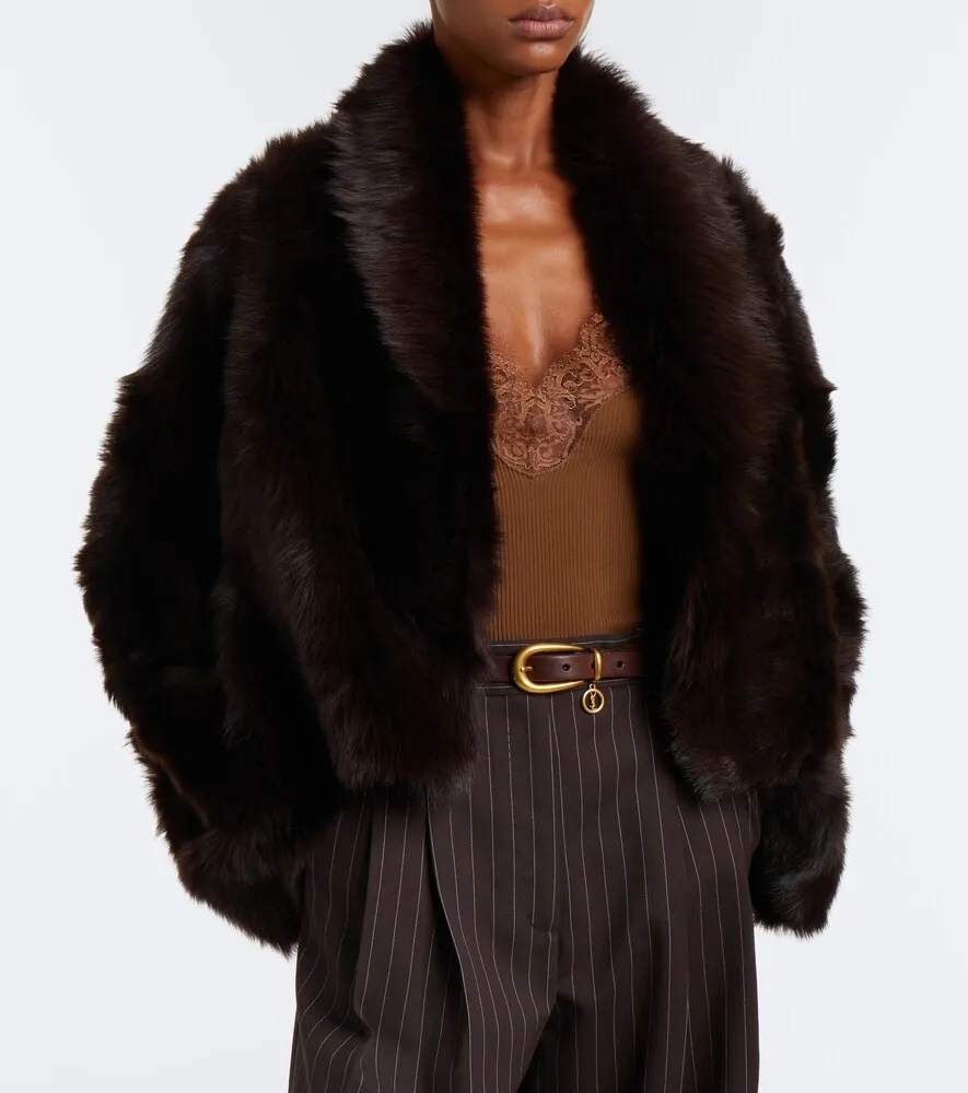 Nour Hammour Venezia reversible leather jacket | Thumbnail 6