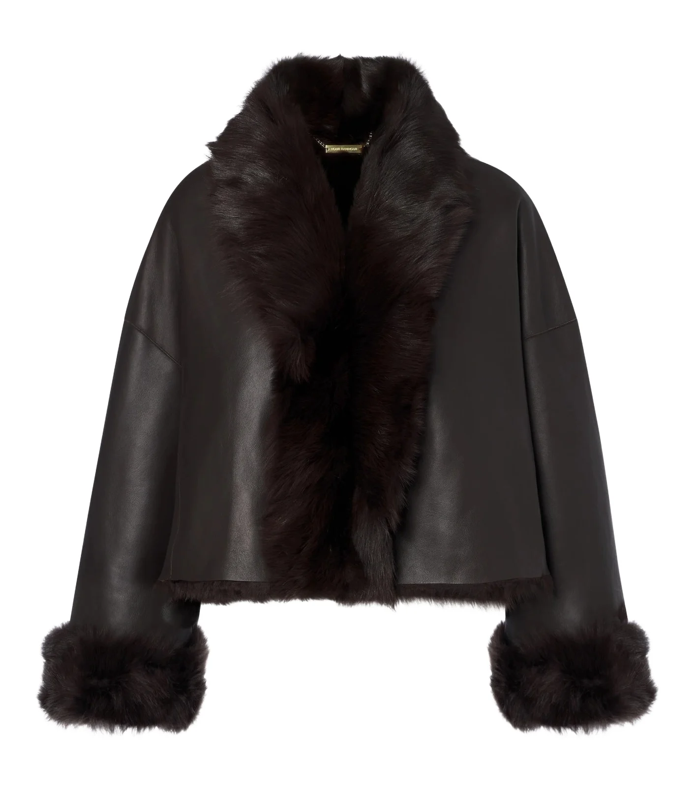 Nour Hammour Venezia reversible leather jacket