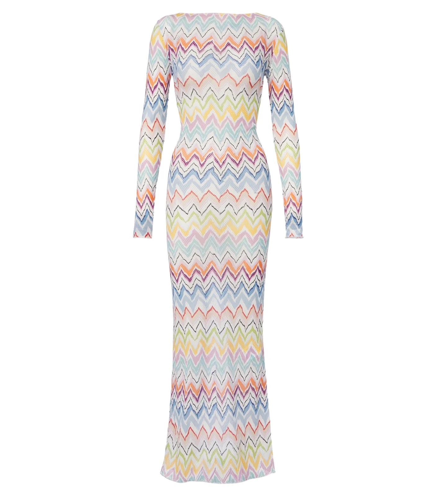Missoni Zigzag open-back maxi dress