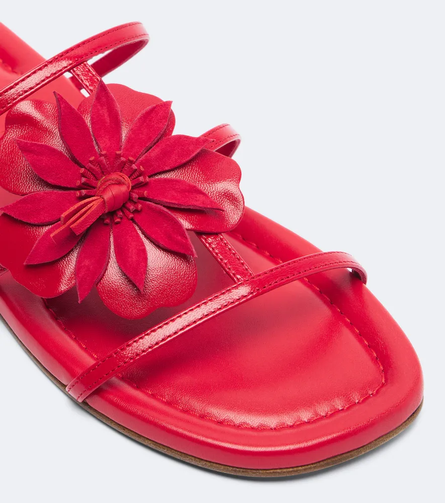 Zimmermann Belara floral-appliqué leather sandals | Thumbnail 3 Zimmermann Belara floral-appliqué leather sandals | Thumbnail 3