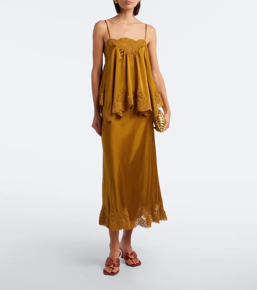 Zimmermann Idle embellished satin thong sandals | Thumbnail 5