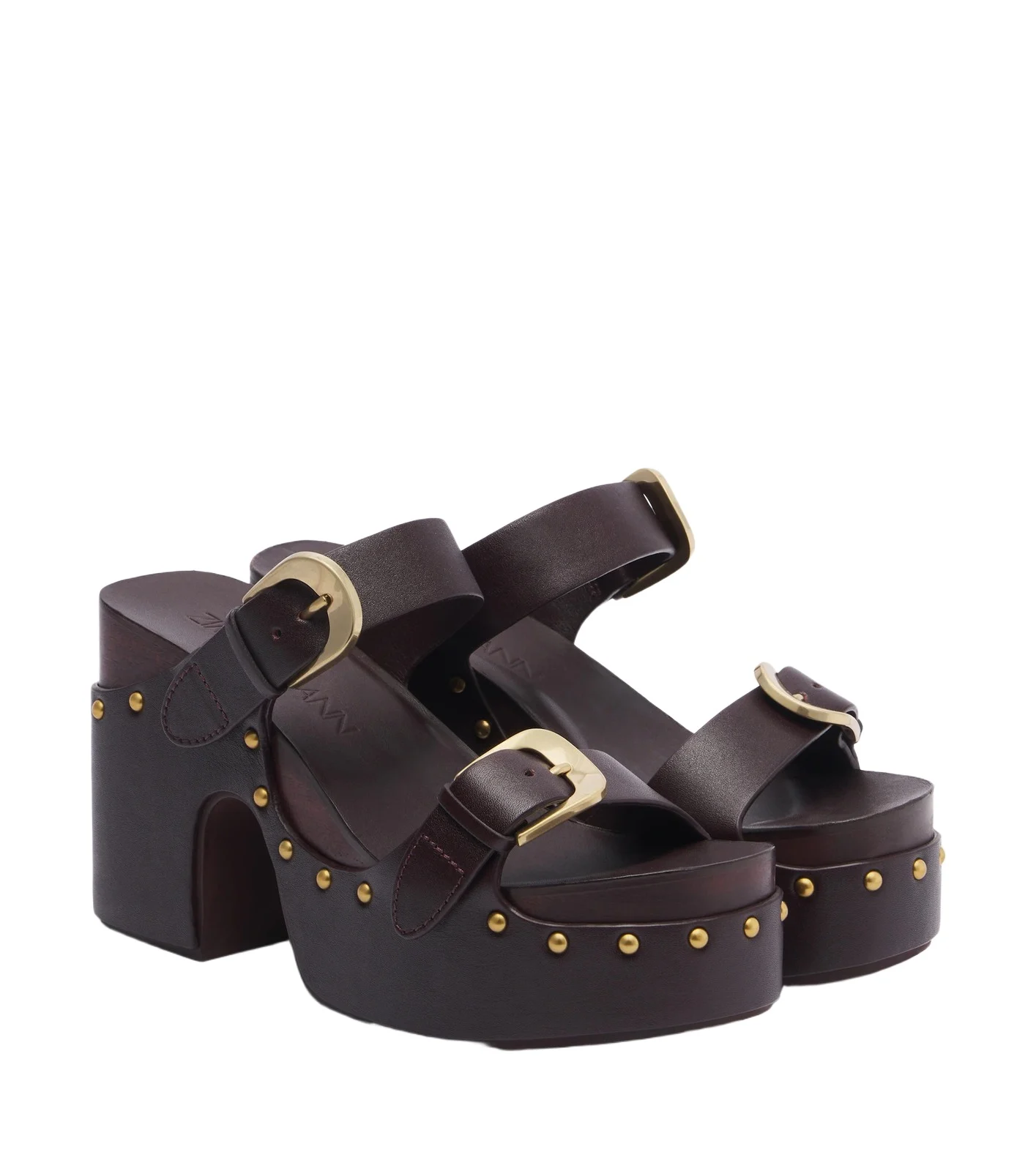 Zimmermann Alight studded leather platform sandals