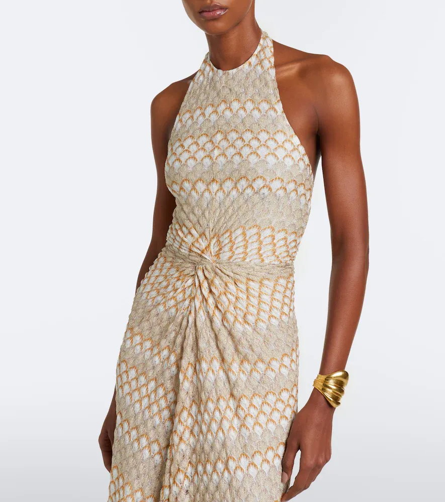 Missoni Gathered halterneck lamé gown | Thumbnail 3 Missoni Gathered halterneck lamé gown | Thumbnail 3