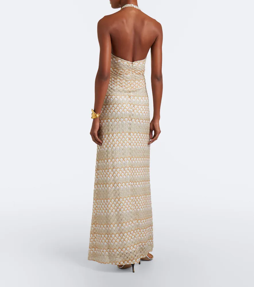 Missoni Gathered halterneck lamé gown | Thumbnail 5 Missoni Gathered halterneck lamé gown | Thumbnail 5