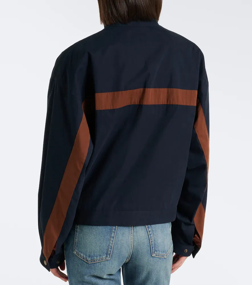 Saint Laurent Logo cotton jacket | Thumbnail 3 Saint Laurent Logo cotton jacket | Thumbnail 3