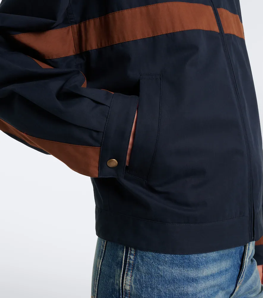 Saint Laurent Logo cotton jacket | Thumbnail 5 Saint Laurent Logo cotton jacket | Thumbnail 5