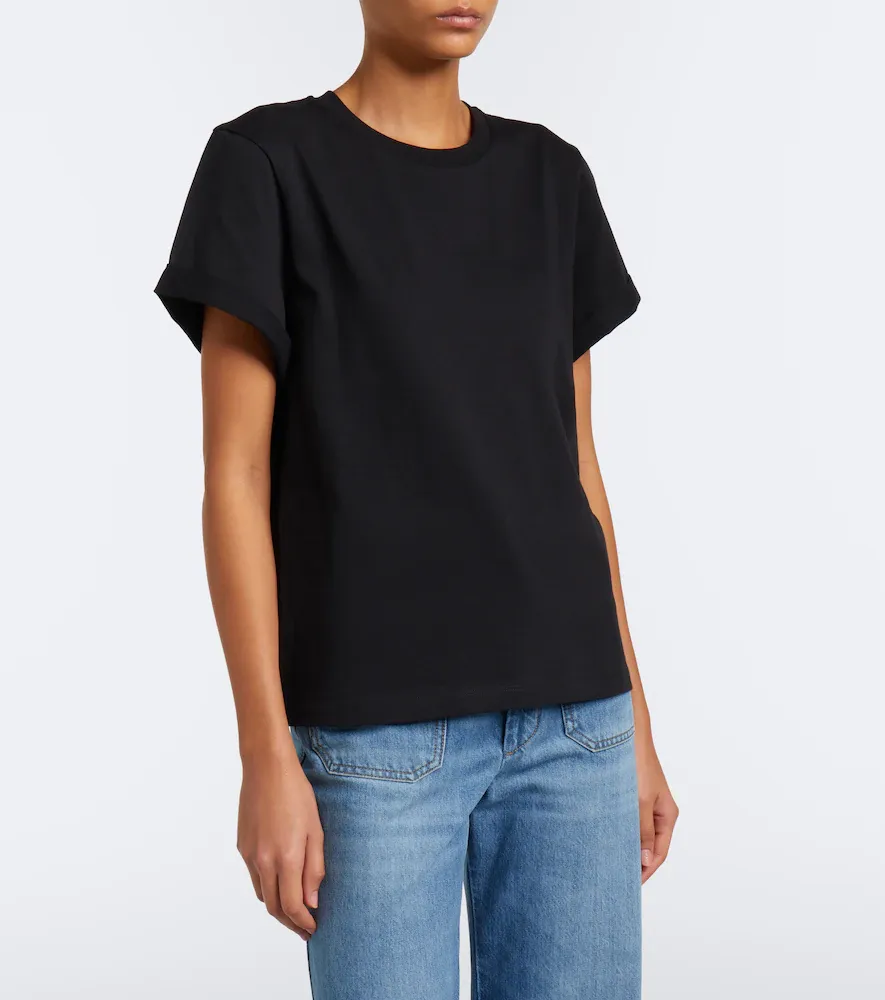 Victoria Beckham Tilly cotton jersey T-shirt | Thumbnail 4 Victoria Beckham Tilly cotton jersey T-shirt | Thumbnail 4