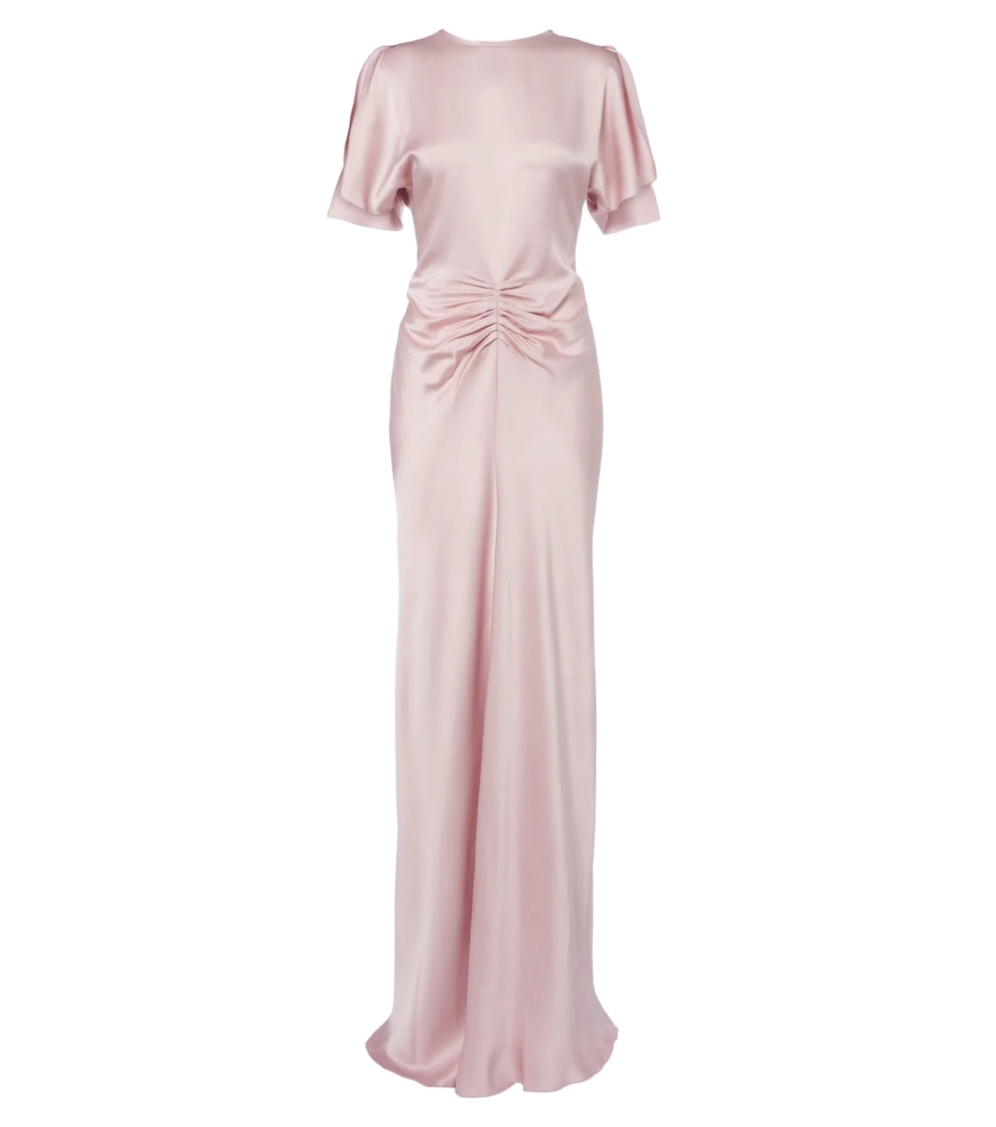 Isabella gathered crêpe satin gown Isabella gathered crêpe satin gown