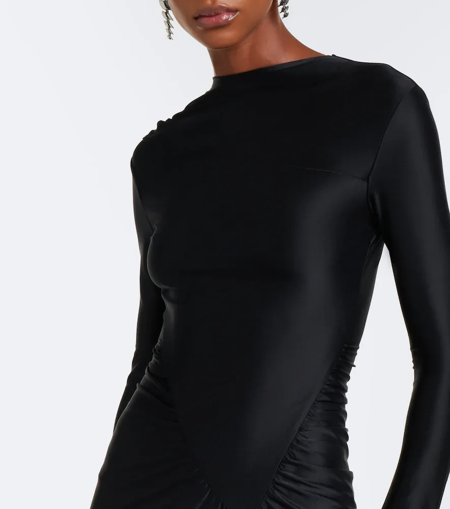 Victoria Beckham Gathered jersey gown | Thumbnail 4 Victoria Beckham Gathered jersey gown | Thumbnail 4