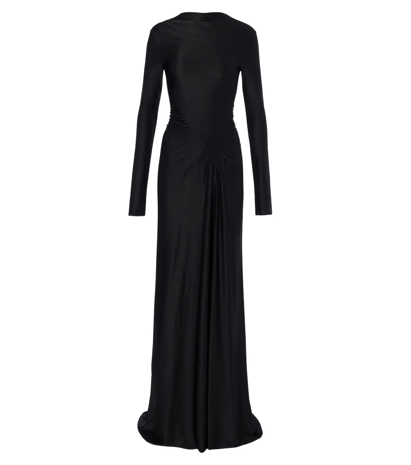 Gathered jersey gown