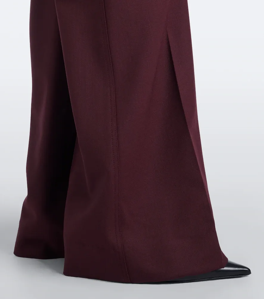 Victoria Beckham Alina flannel wide-leg pants | Thumbnail 2 Victoria Beckham Alina flannel wide-leg pants | Thumbnail 2