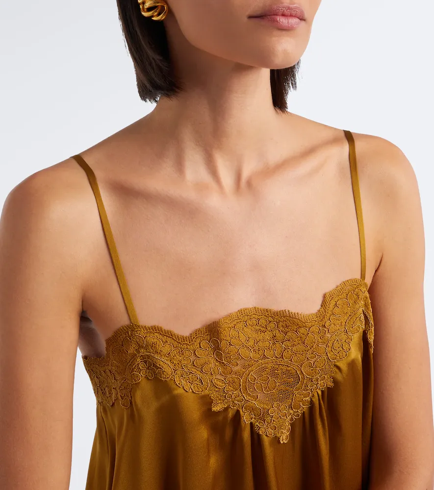 Zimmermann Clash lace-trimmed silk satin camisole | Thumbnail 2