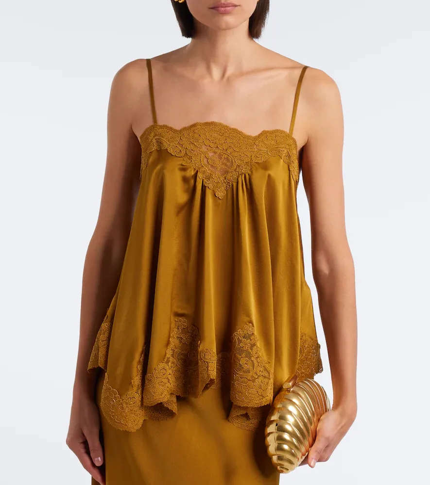 Zimmermann Clash lace-trimmed silk satin camisole | Thumbnail 3