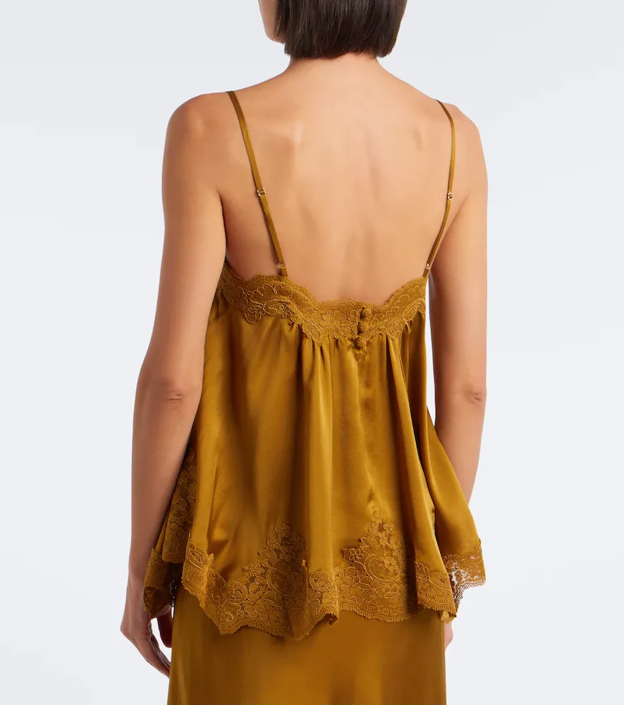Zimmermann Clash lace-trimmed silk satin camisole | Thumbnail 4