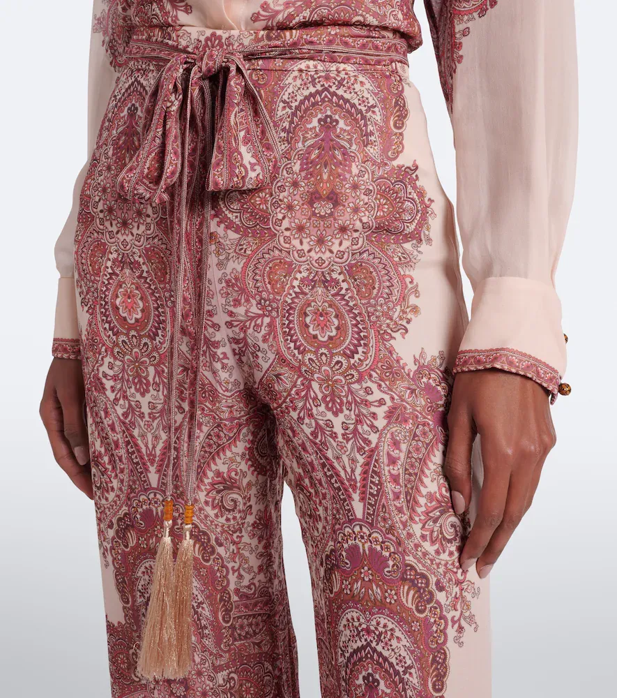 Zimmermann Clash paisley georgette wide-leg pants | Thumbnail 5 Zimmermann Clash paisley georgette wide-leg pants | Thumbnail 5