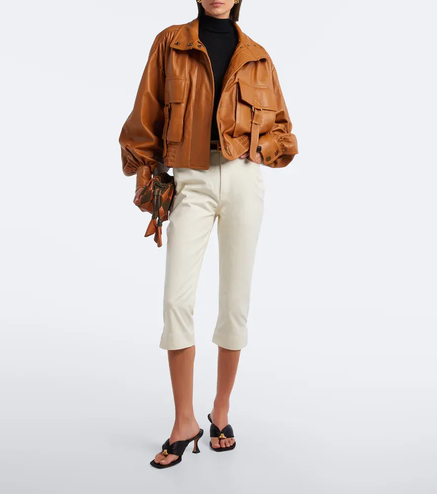 Zimmermann Clash cotton drill capri pants | Thumbnail 2