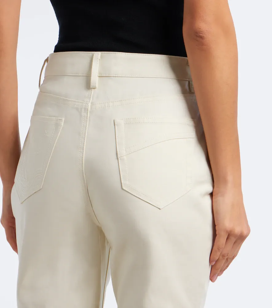 Zimmermann Clash cotton drill capri pants | Thumbnail 3