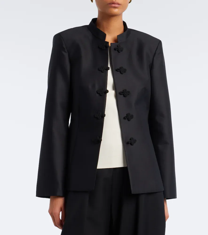 RÓHE Wool and silk satin jacket | Thumbnail 2 RÓHE Wool and silk satin jacket | Thumbnail 2