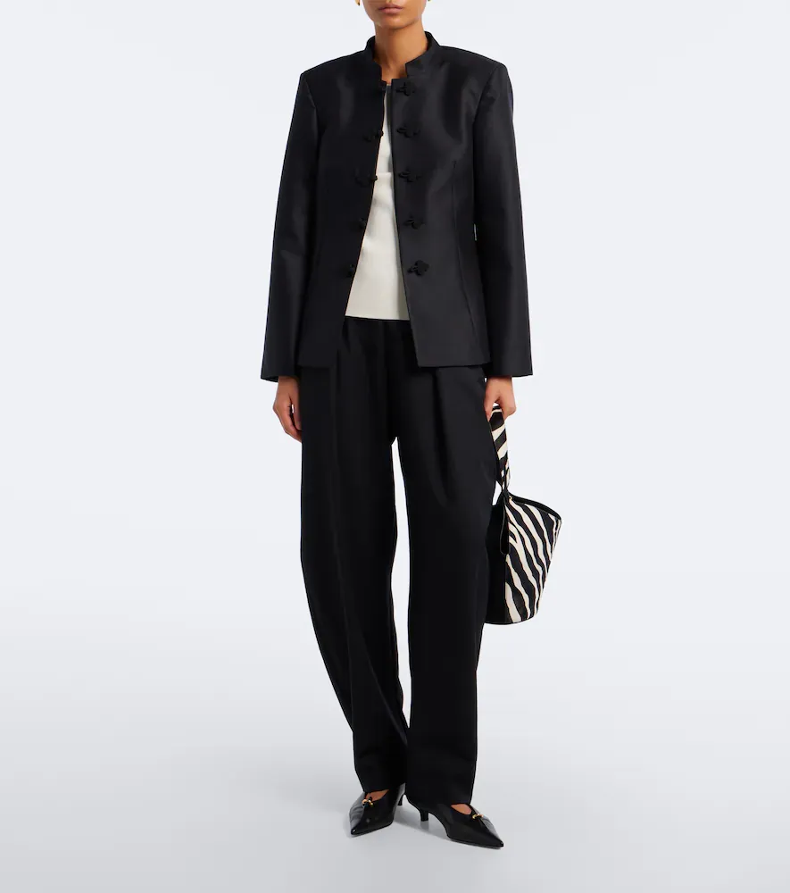 RÓHE Wool and silk satin jacket | Thumbnail 3 RÓHE Wool and silk satin jacket | Thumbnail 3