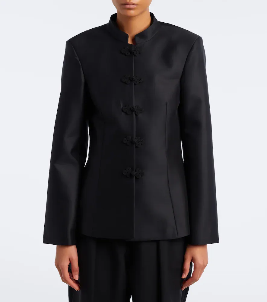 RÓHE Wool and silk satin jacket | Thumbnail 4 RÓHE Wool and silk satin jacket | Thumbnail 4