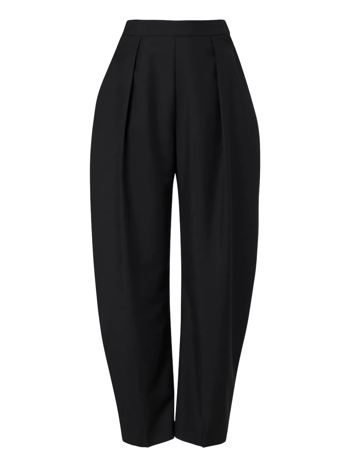 RÓHE Pleated wool and mohair barrel-leg pants