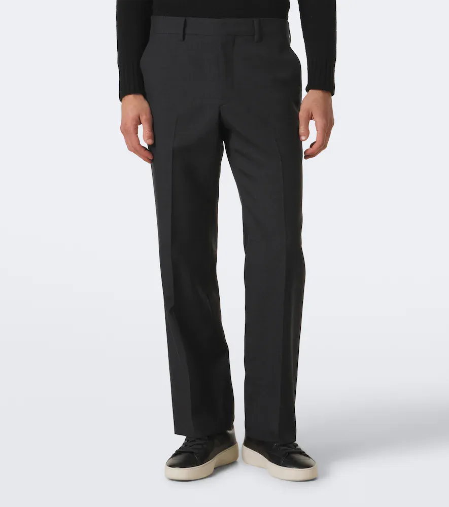 Prada Virgin wool straight pants | Thumbnail 2 Prada Virgin wool straight pants | Thumbnail 2