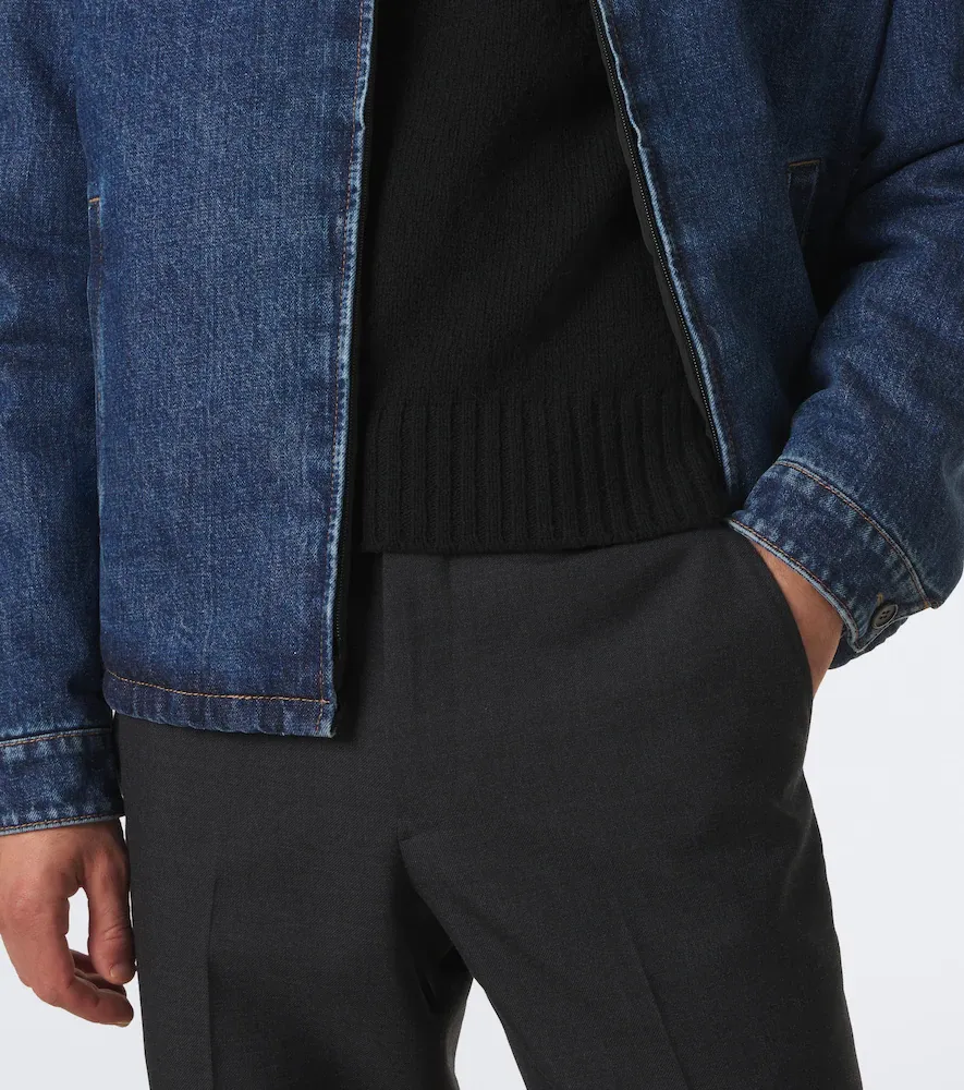 Prada Virgin wool straight pants | Thumbnail 4 Prada Virgin wool straight pants | Thumbnail 4