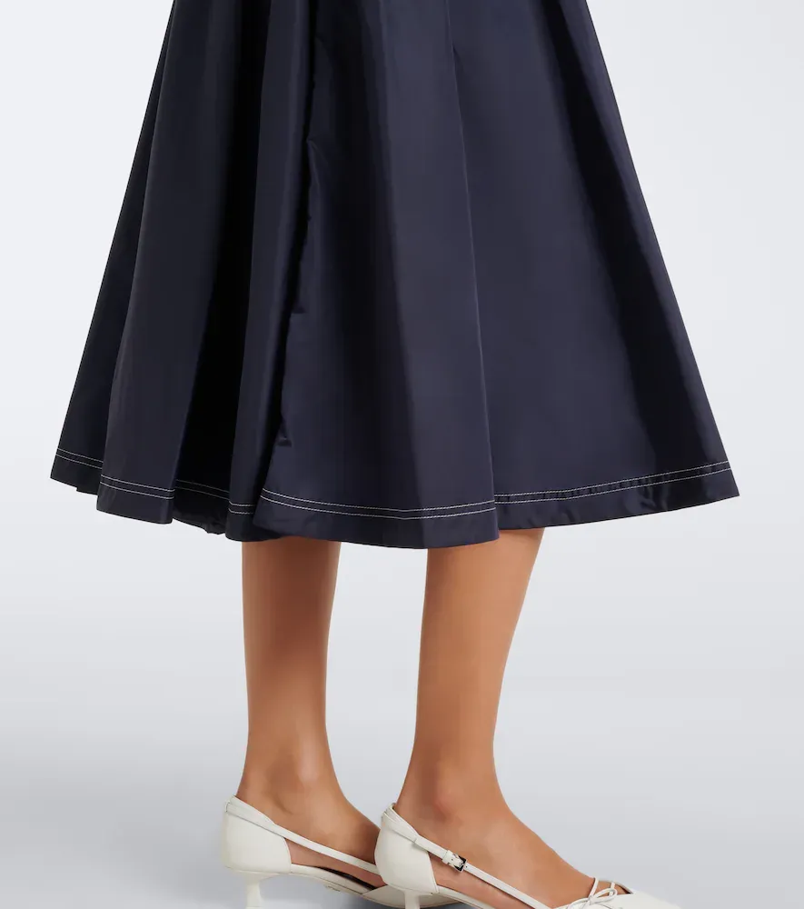 Prada Re-Nylon midi skirt | Thumbnail 6 Prada Re-Nylon midi skirt | Thumbnail 6