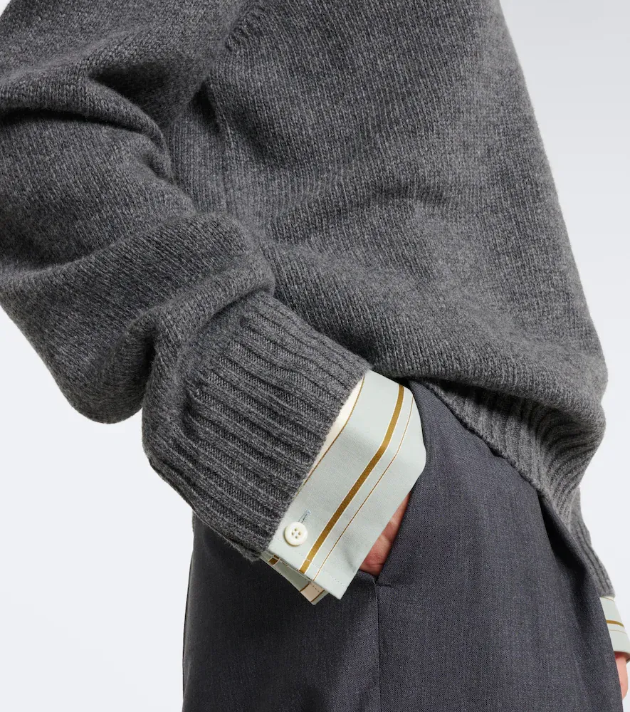Prada Layered wool and cashmere sweater | Thumbnail 5 Prada Layered wool and cashmere sweater | Thumbnail 5