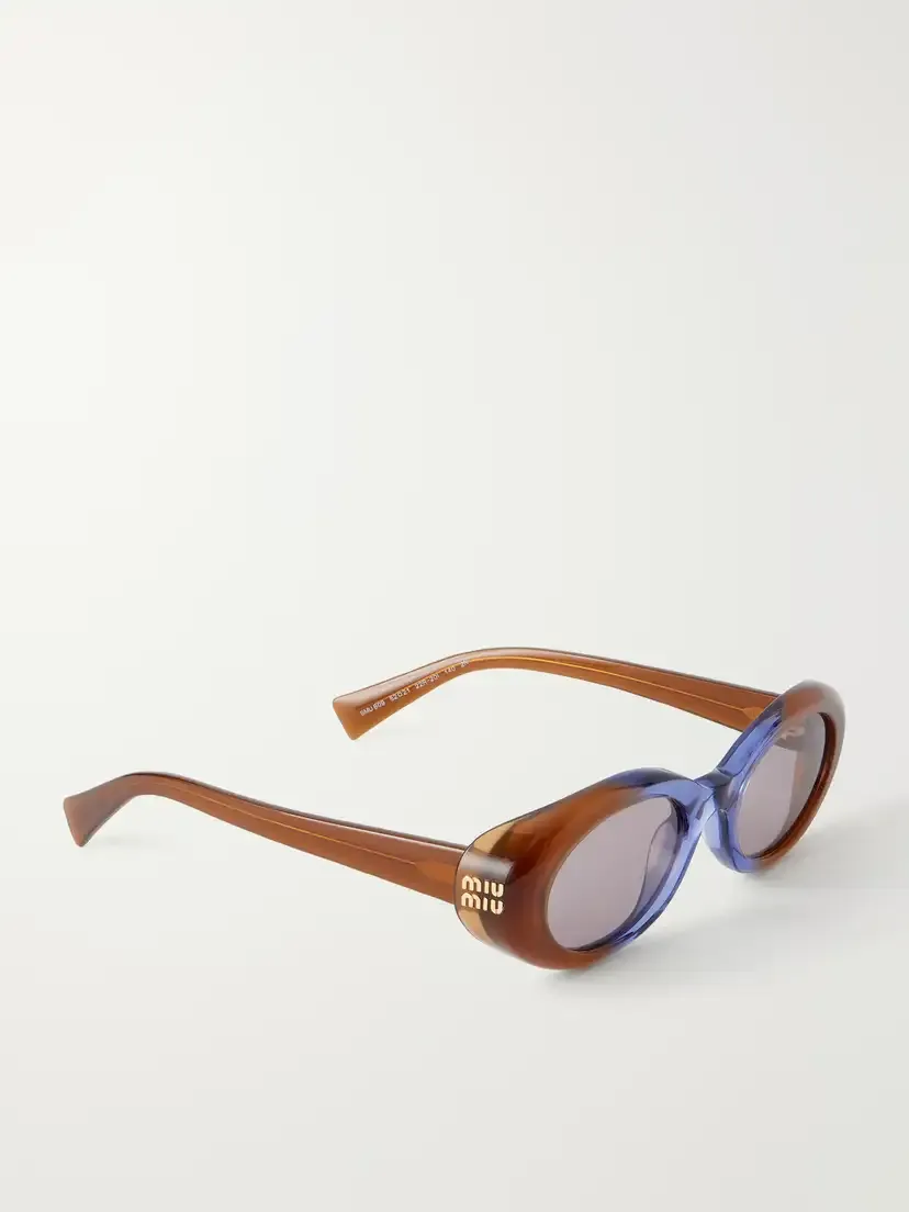 Miu Miu Eyewear Round-frame Acetate Sunglasses | Thumbnail 3