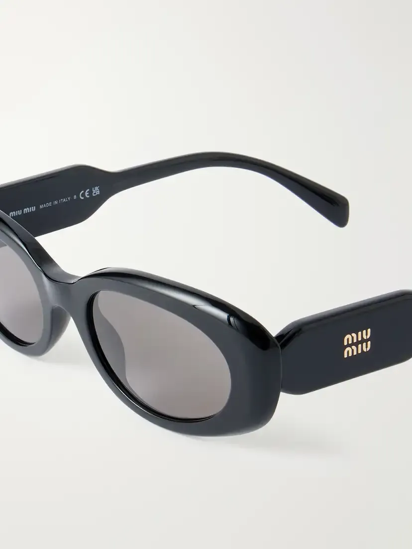 Miu Miu Eyewear Round-frame Acetate Sunglasses | Thumbnail 4