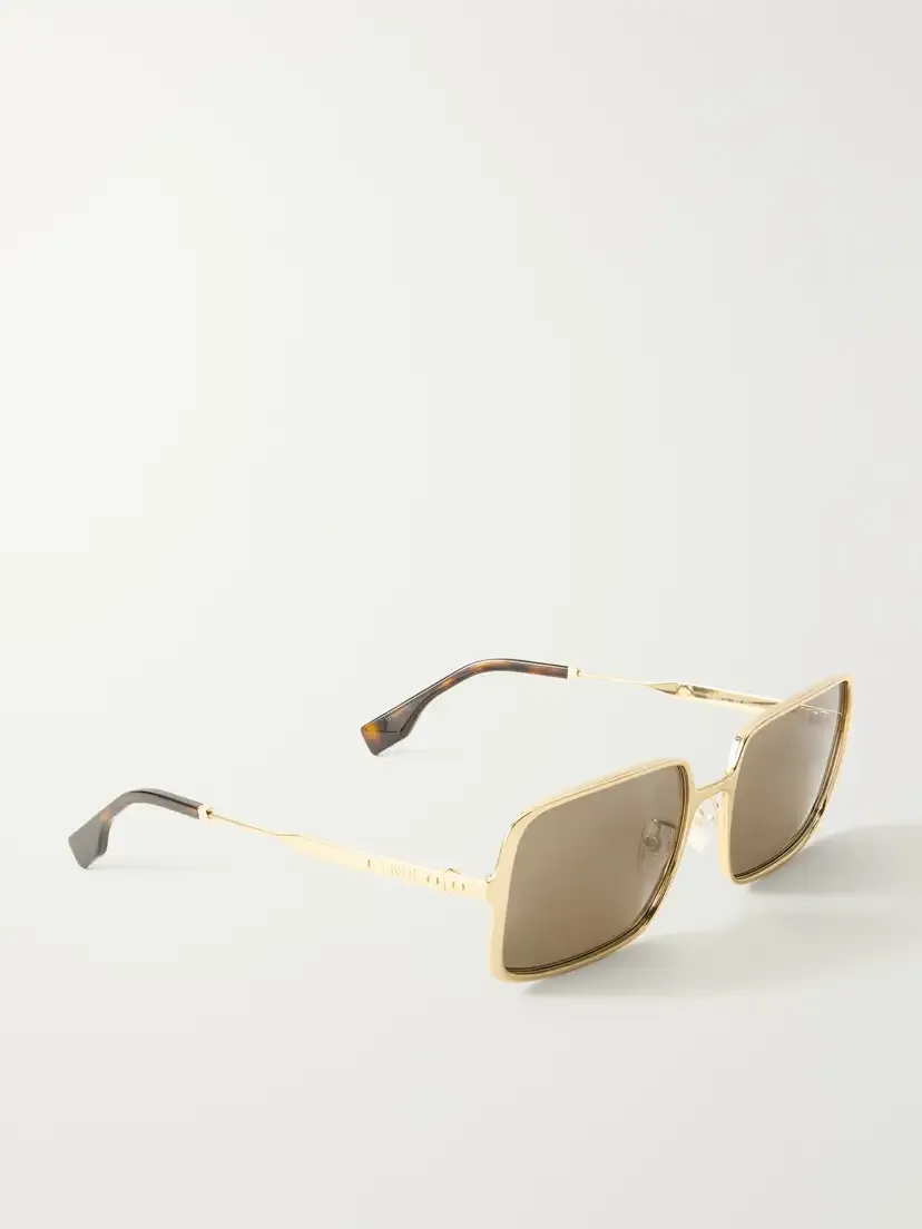 FENDI EYEWEAR Square-frame Metal Sunglasses | Thumbnail 3