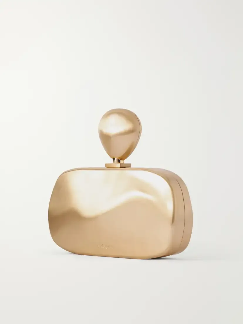 Cult Gaia Eve Gold-tone Aluminum Clutch | Thumbnail 4 Cult Gaia Eve Gold-tone Aluminum Clutch | Thumbnail 4