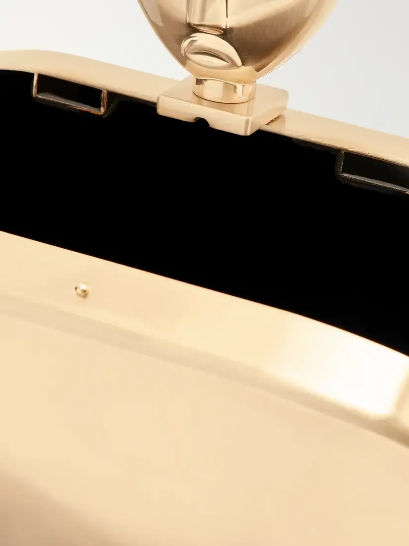 Cult Gaia Eve Gold-tone Aluminum Clutch | Thumbnail 6 Cult Gaia Eve Gold-tone Aluminum Clutch | Thumbnail 6