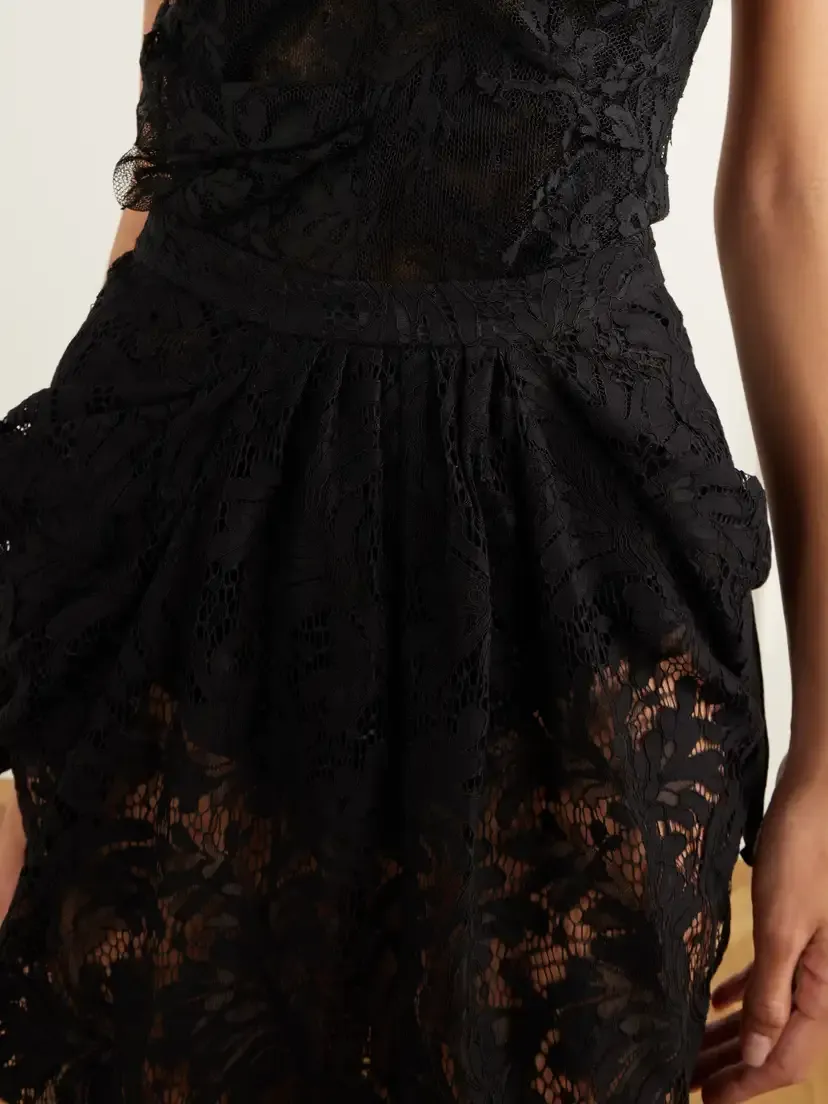 Sharon Wauchob Kinga Draped Lace Midi Skirt | Thumbnail 4 Sharon Wauchob Kinga Draped Lace Midi Skirt | Thumbnail 4