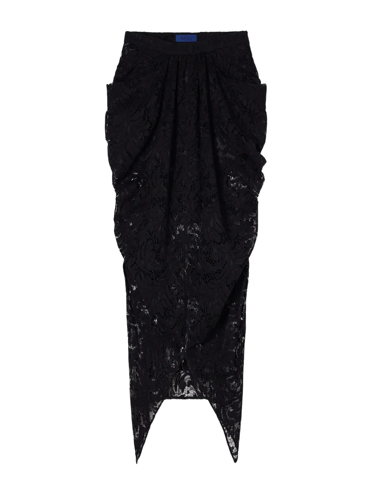Sharon Wauchob Kinga Draped Lace Midi Skirt