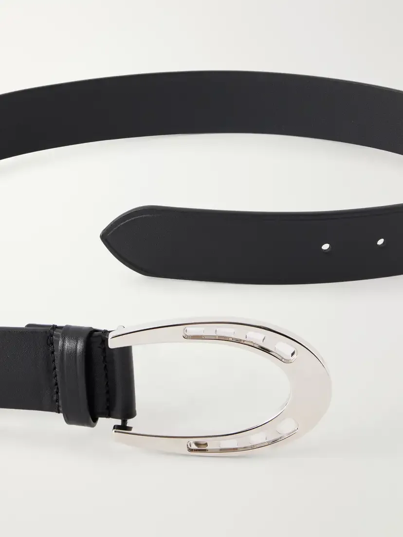 Gabriela Hearst Horseshoe Leather Belt | Thumbnail 3 Gabriela Hearst Horseshoe Leather Belt | Thumbnail 3