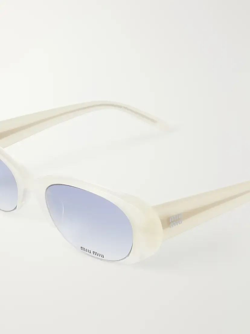 Miu Miu Eyewear Round-frame Acetate Sunglasses | Thumbnail 4