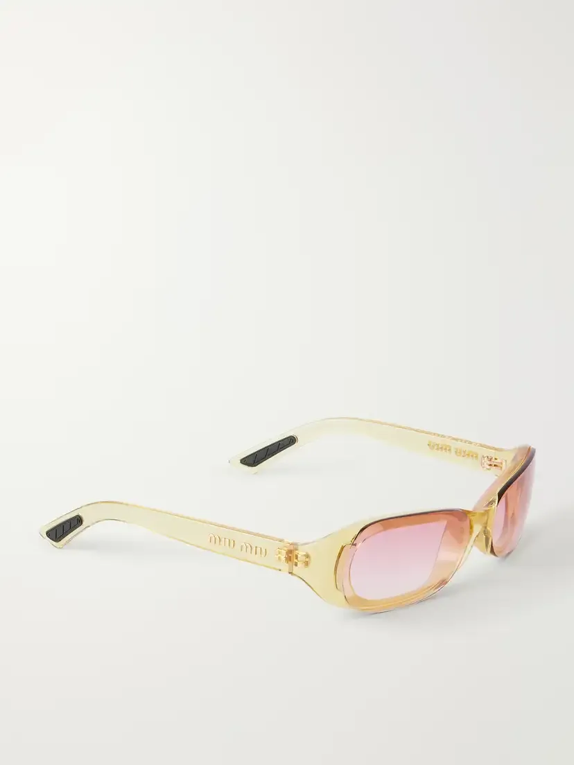 Miu Miu Eyewear Round-frame Acetate Sunglasses | Thumbnail 3