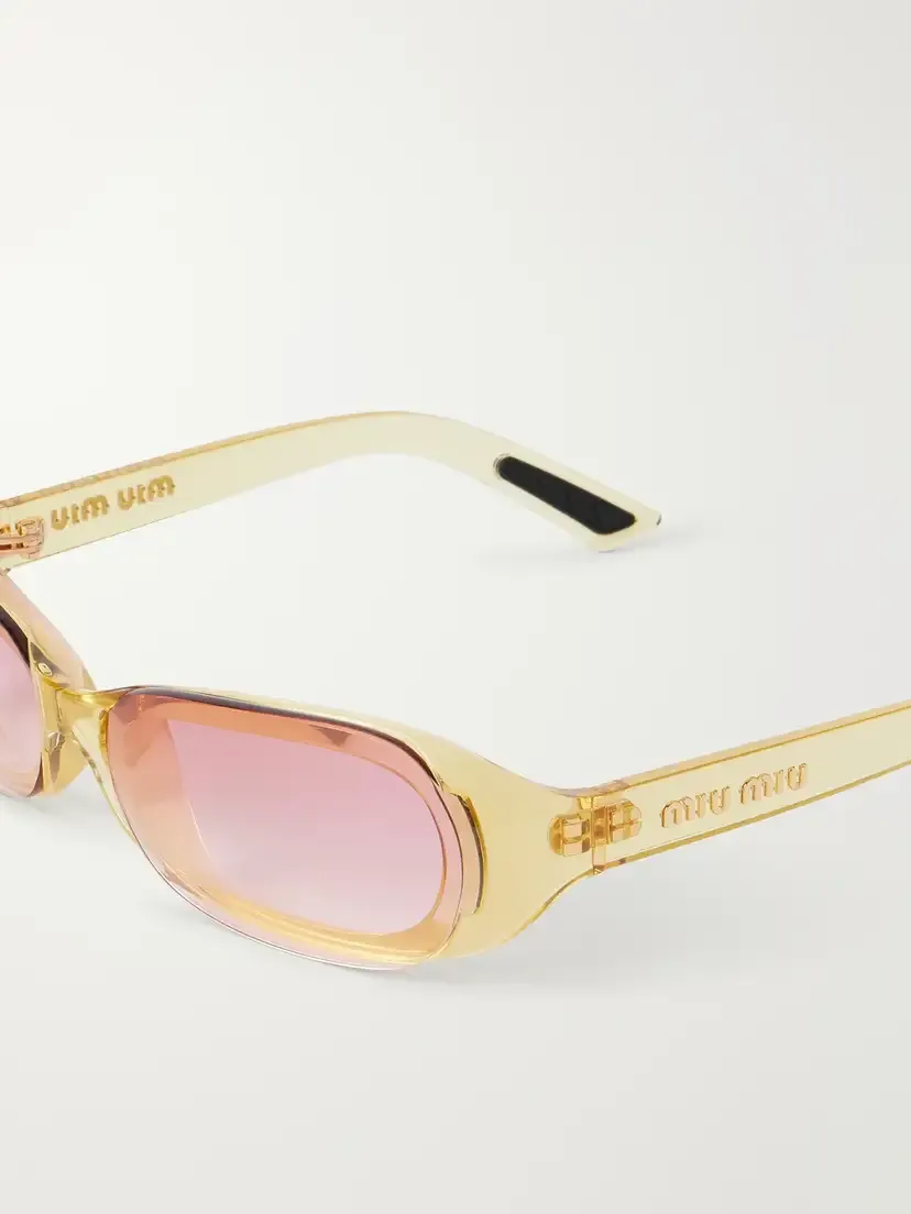 Miu Miu Eyewear Round-frame Acetate Sunglasses | Thumbnail 4