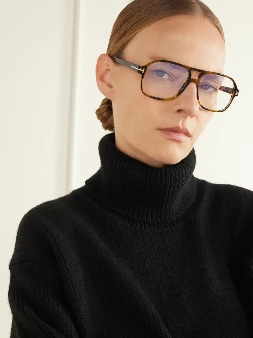 Tom Ford Aviator-style Double-bridge Tortoiseshell Acetate Glasses | Thumbnail 2 Tom Ford Aviator-style Double-bridge Tortoiseshell Acetate Glasses | Thumbnail 2