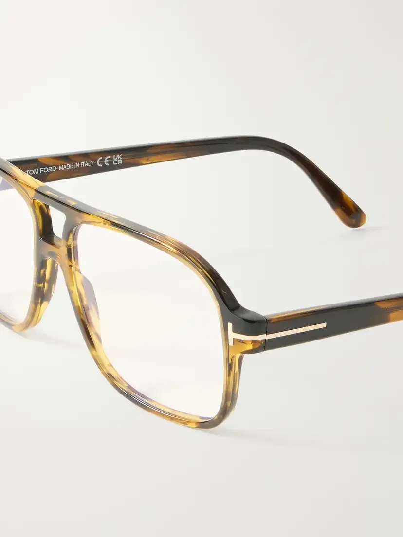Tom Ford Aviator-style Double-bridge Tortoiseshell Acetate Glasses | Thumbnail 4 Tom Ford Aviator-style Double-bridge Tortoiseshell Acetate Glasses | Thumbnail 4