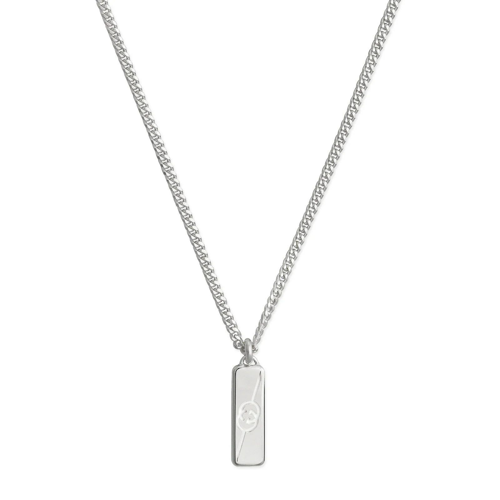 Gucci Diagonal Interlocking G Necklace