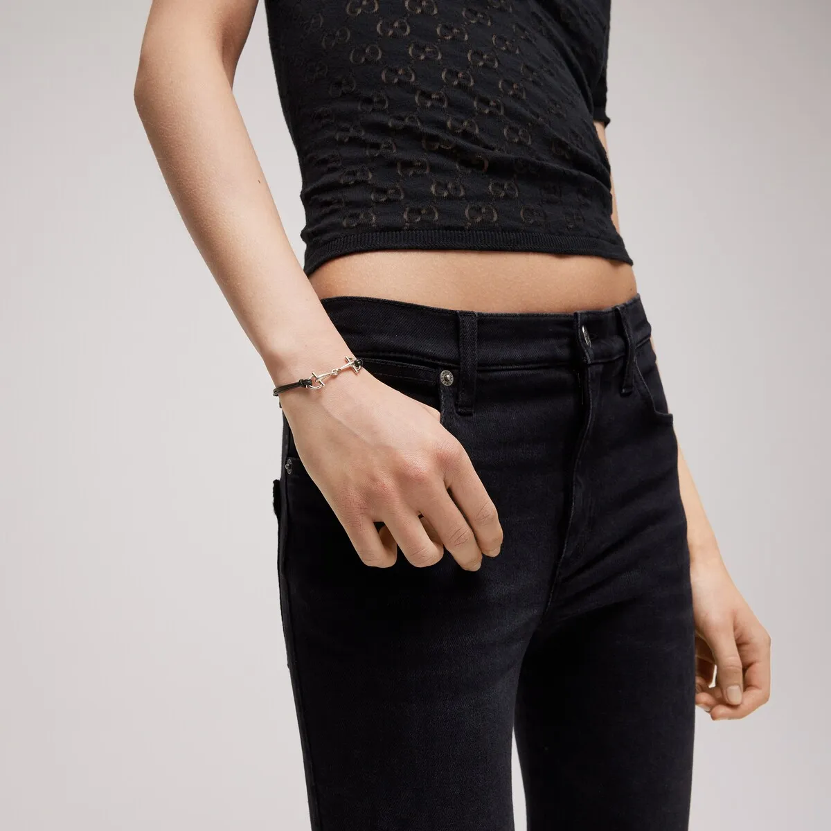 Gucci Staffa Leather Bracelet | Thumbnail 2 Gucci Staffa Leather Bracelet | Thumbnail 2