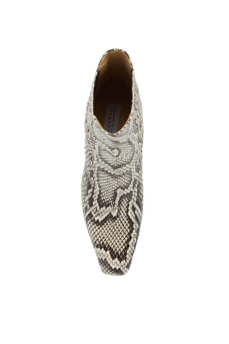 Gabriela Hearst Luke Boot in Black & White Inversa Snakeskin | Thumbnail 4 Gabriela Hearst Luke Boot in Black & White Inversa Snakeskin | Thumbnail 4