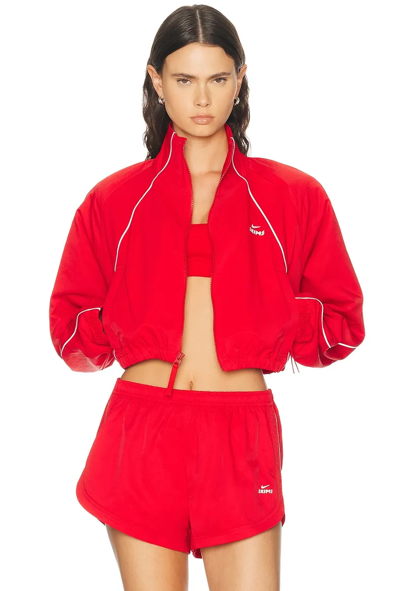 NikeSKIMS Crunchy Nylon Crop Jacket | Thumbnail 2 NikeSKIMS Crunchy Nylon Crop Jacket | Thumbnail 2