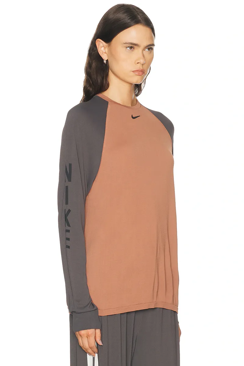 NikeSKIMS Stretch Knit Relaxed Long Sleeve Top | Thumbnail 2 NikeSKIMS Stretch Knit Relaxed Long Sleeve Top | Thumbnail 2